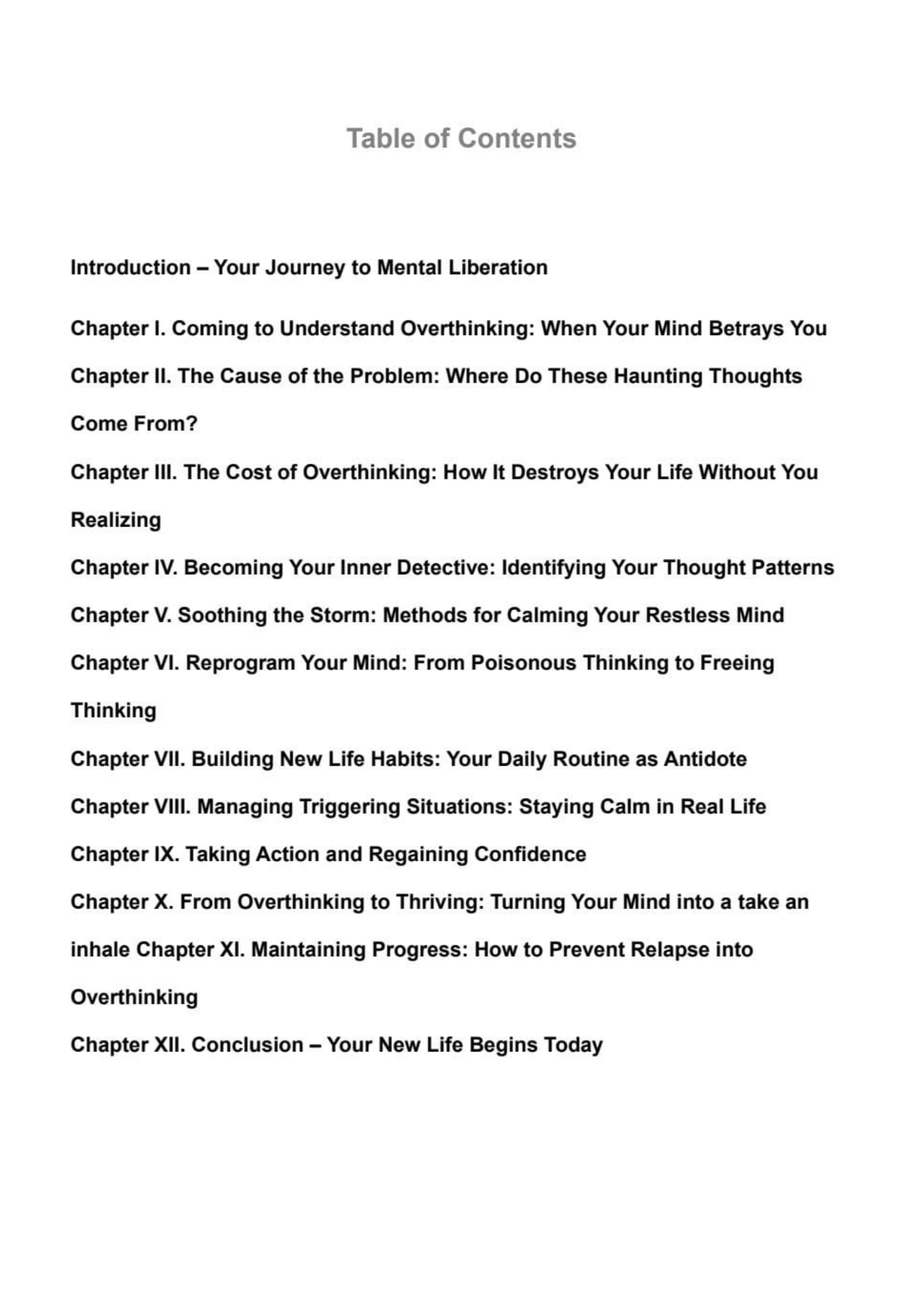 Overthinking To Thriving - OverthinkEndsHere